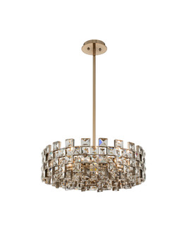 Piazze Eight Light Pendant in Brushed Champagne Gold (238|036655-038-FR001)