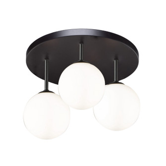 Comet LED Semi-Flush Mount in Semi Matte Black (78|AC6653BK)