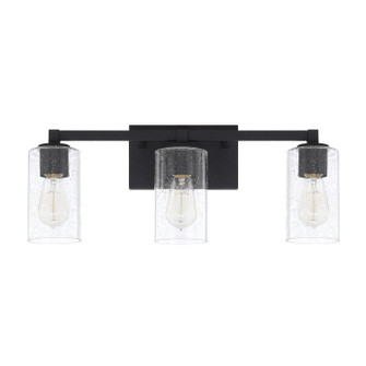 Ravenwood Three Light Vanity in Black Iron (65|119831BI-435)