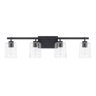 Greyson Four Light Vanity in Matte Black (65|128541MB-449)