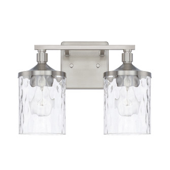Colton Two Light Vanity in Brushed Nickel (65|128821BN-451)