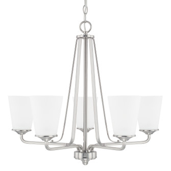 Braylon Five Light Chandelier in Brushed Nickel (65|414151BN-331)