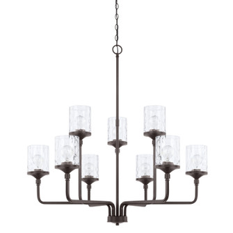 Colton Nine Light Chandelier in Bronze (65|428891BZ-451)