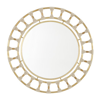 Mirror Mirror in Bleached Natural Rope and Patinaed Brass (65|741102MM)