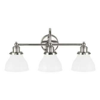 Baxter Three Light Vanity in Polished Nickel (65|8303PN-128)