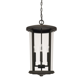 Howell Four Light Outdoor Hanging Lantern in Oiled Bronze (65|926742OZ)