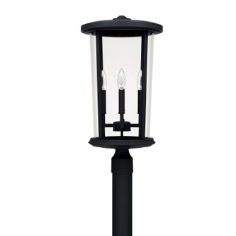 Howell Four Light Outdoor Post Lantern in Black (65|926743BK)
