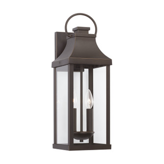 Bradford Two Light Outdoor Wall Lantern in Oiled Bronze (65|946421OZ)