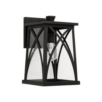 Marshall One Light Outdoor Wall Lantern in Black (65|946511BK)