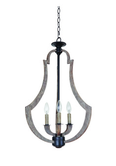 Winton Three Light Foyer in Weathered Pine (46|35133-WP)
