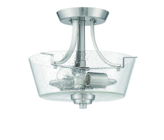 Grace Two Light Semi Flush Mount Convertible in Brushed Polished Nickel (46|41952-BNK-CS)