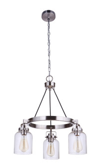 Foxwood Three Light Chandelier in Brushed Polished Nickel (46|53623-BNK)