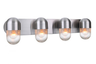 Pill Four Light Vanity in Brushed Polished Nickel (46|55004-BNK)