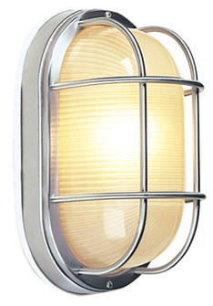 Bulkheads Oval and Round One Light Flushmount in Stainless Steel (46|Z397-SS)