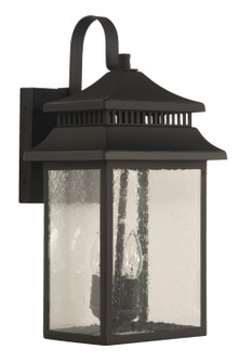 Crossbend Three Light Outdoor Wall Mount in Dark Bronze Gilded (46|ZA3124-DBG)
