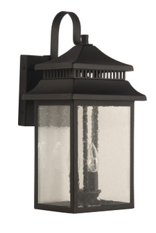 Crossbend Three Light Outdoor Wall Mount in Textured Black (46|ZA3124-TB)