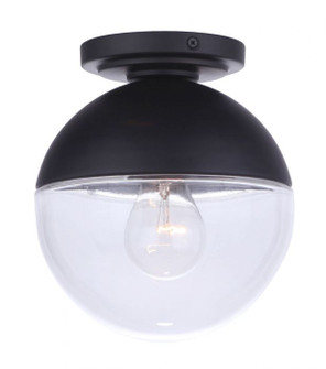 Evie One Light Outdoor Flush Mount in Midnight (46|ZA3417-MN)