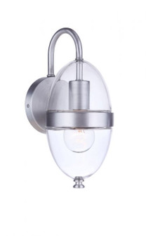 Sivo One Light Outdoor Wall Mount in Satin Aluminum (46|ZA3504-SA)
