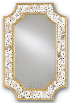 Margate Mirror in Contemporary Gold Leaf/Natural/Antique Mirror (142|1090)