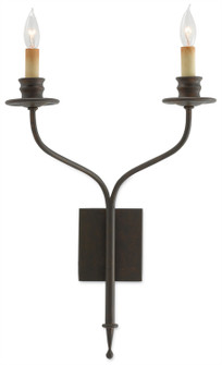 Highlight Bronze Wall Sconce Two Light Wall Sconce in Bronze Gold (142|5000-0038)