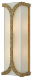 Carthay Two Light Wall Sconce in Natural/Dark Contemporary Gold Leaf (142|5000-0109)