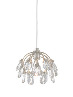 Crystal One Light Pendant in Crystal/Contemporary Silver/Silver (142|9000-0667)
