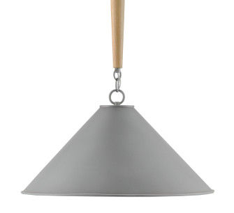 Oldany Pendant One Light Pendant in Hiroshi Gray/Sugar White/Washed Wood (142|9000-0732)
