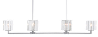 Valerio Collection Six Light Chandelier in Silver Leaf (142|9000-0747)