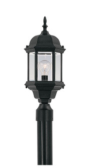 Devonshire One Light Post Lantern in Black (43|2976-BK)