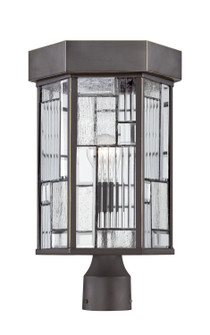 Kingsley One Light Post Lantern in Aged Bronze Patina (43|32136-ABP)