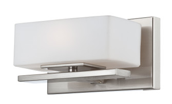 Meridian One Light Wall Sconce in Satin Platinum (43|6711-SP)