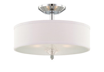 Palatial Three Light Semi-Flush Mount in Chrome (43|84211-CH)