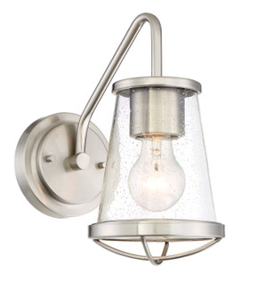 Darby One Light Wall Sconce in Satin Platinum (43|87001-SP)