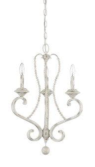 Newport Three Light Chandelier in Coastal Weathered White (43|94383-CWW)