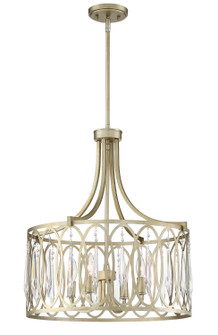 Hutton Four Light Pendant in Sterling Gold (43|94431-SG)