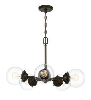 Knoll Five Light Chandelier in Oil Rubbed Bronze (43|95985-ORB)