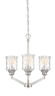 Drake Three Light Chandelier in Polished Nickel (43|96383-PN)