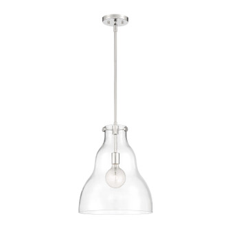 Lakeview One Light Pendant in Polished Nickel (43|D229M-14P-PN)