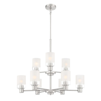 Cedar Lane Nine Light Chandelier in Brushed Nickel (43|D236M-9CH-BN)