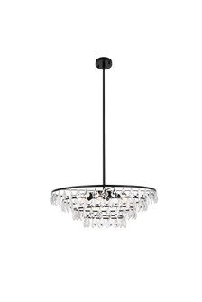 Ella Six Light Pendant in Black (173|1101D28BK)