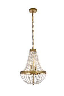 Valeria Five Light Pendant in Brass (173|1113D14BR)