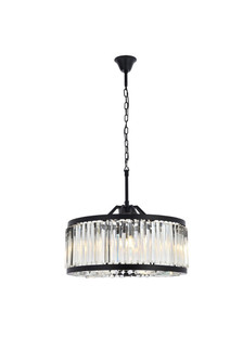 Chelsea Eight Light Chandelier in Matte Black (173|1203D28MB/RC)