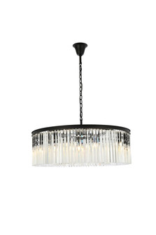 Sydney Ten Light Chandelier in Matte Black (173|1208G43MB/RC)