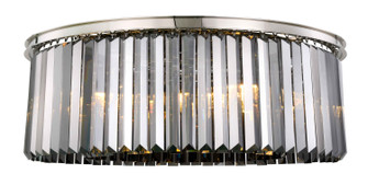 Sydney Ten Light Flush Mount in Polished Nickel (173|1238F43PN-SS/RC)