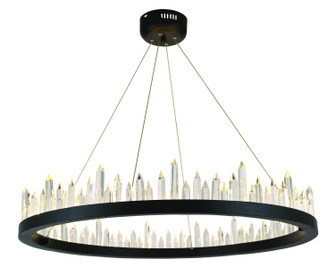 Malta LED Chandelier in Satin Dark Grey (173|1705D31SDG)