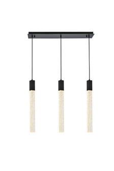 Weston Three Light Pendant in Black (173|2066S32BK)