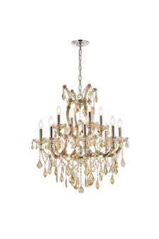 Maria Theresa 13 Light Chandelier in Golden Teak (173|2800D27GT-GT/RC)