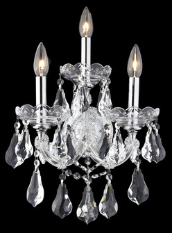 Maria Theresa Three Light Wall Sconce in Chrome (173|2801W3C/RC)
