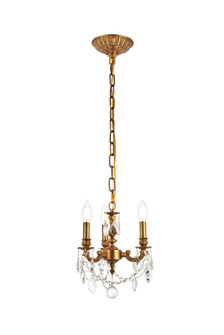 Lillie Three Light Pendant in French Gold (173|9103D10FG/RC)