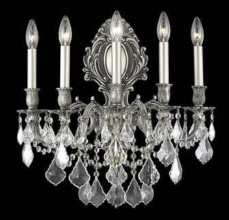 Monarch Five Light Wall Sconce in Pewter (173|9605W21PW/RC)